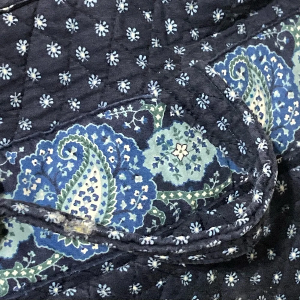 Vera Bradley Nantucket Navy Quilted Diaper Bag
